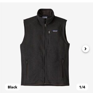 Patagonia Men's Better Sweater® Fleece Vest Black